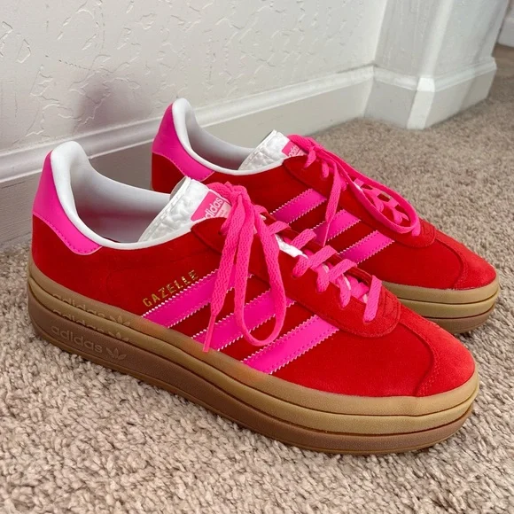 Adidas Gazelle Bold Platform Shoes Collegiate Red Lucid Pink Women's Size  8.5 is available for purchase on au PAY Market - Imported Goods Online  Store Co.Ltd. | au PAY Market - Online Shopping Site